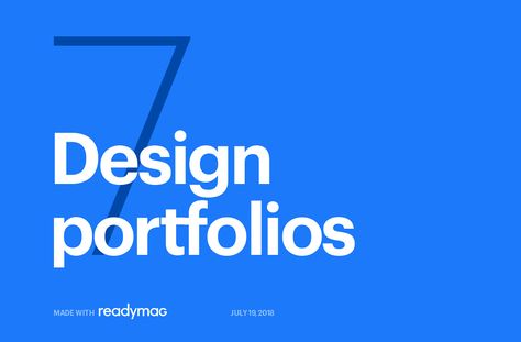 A selection of design portfolios created with Readymag Readymag Portfolio Design, Readymag Portfolio, 7 Design, Portfolio Ideas, Let's Talk, Portfolio Design, Portfolio, ? Logo, Quick Saves