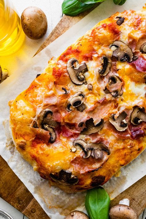 Pinsa Romana Recipe (Roman Style Pizza Dough) - CucinaByElena Roman Style Pizza, Roman Style, Gf Recipes, Roman Fashion, Pizza Toppings, Pizza Dough, Dough, Pizza, Pizzas