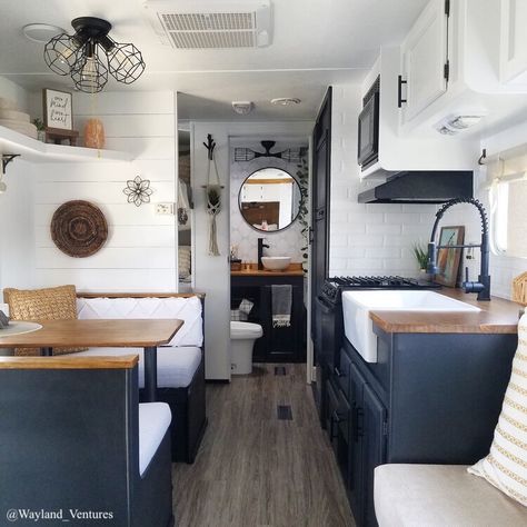 Rv Shiplap, Shiplap Ideas, Rv Interior Design, Motorhome Remodel, Camper Renovations, Zelt Camping, Kombi Motorhome, Rv Interior Remodel, Camper Interior Design