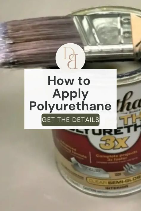 The Beginner's Guide to Applying Polyurethane will show you how to make the most out of this miracle finish, from the basics of application to tips and tricks for getting a beautiful, long-lasting finish. With this guide, you'll be on your way to creating stunning wood projects that stand the test of time. How To Polyurethane Wood, How To Paint Over Polyurethane Wood, Polyurethane Over Paint, Removing Polyurethane From Wood, How To Prep Wood Furniture For Painting, How To Apply Polyurethane, The Mistake, Chalk Paint Projects, Do's And Don'ts