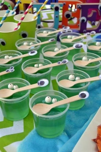 Monsters Inc Party Food, Monsters Inc Party Ideas, Monster Inc Party Ideas, Diys For Summer, Monsters Inc Birthday Party Ideas, Little Monster 1st Birthday, Monsters Inc Decorations, Monsters Inc Party, Monster Party Decorations