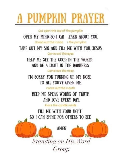 Hallelujah Party Ideas, Halloween Sunday School, Pumpkin Prayer, Pumpkin Lessons, Thanksgiving Board, Halloween Alternatives, Kids Church Lessons, Christian Halloween, Preschool Crafts Fall