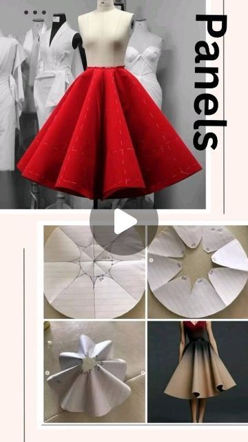 Illustration World on Instagram: "Published by:-@roaringlionart 
.
.
.
Fashion illustration:-@thefashioninsdier .
.
.
.
In this video, I showed you the draft of panel skirt made from butter paper. Now in the next video, we will do the same process with fabric and see whether the panels as good as those made from our paper can also be made from fabric or not. 

#machine #fashiondesigners #sewingmachines #fashion-details #drapingdesigns #pattrenmaking #drafting #skirtlove" Diy Panel Skirt, Panel Circle Skirt Pattern, Panel Skirt Pattern, Flare Skirt Pattern, Panel Dress Pattern, Can Can Skirt, Paneled Skirt Pattern, Skirt Stitching, Draping Dress