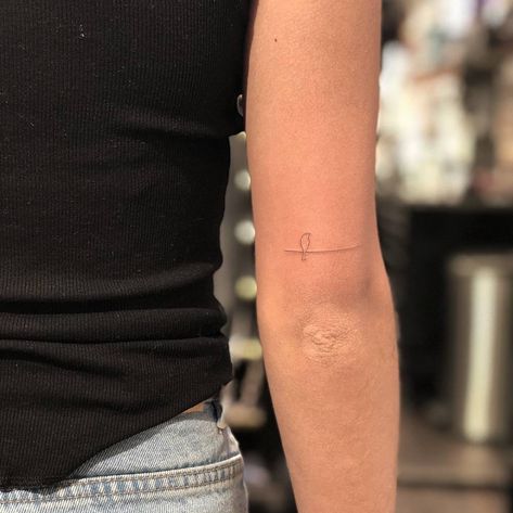 3 Birds On A Wire Tattoo, Bird On Wire, Tattoo Locations, Robin Bird Tattoos, Simple Bird Tattoo, Robin Tattoo, Small Animal Tattoos, Wire Tattoo, Animal Tattoos For Men