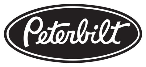 PETERBILT- writing for grooms cake? font style etc... just the colors red & White @Justine Pocock Helsdon Peterbilt Logo, Script Logo Design, Trucker Quotes, Peterbilt 359, Car Sticker Design, Peterbilt 379, Truck Party, Truck Decals, Peterbilt Trucks