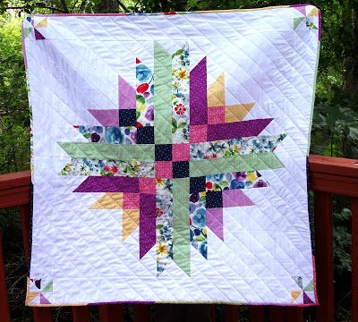 Create an Astrodelic Quilt with Dear Stella Fabrics and... Astrodelic Quilt, Dear Stella Fabric, Tiled Quilt, Pineapple Quilt, Quilts Patterns, Block Quilt, Scrappy Quilt, Star Quilts, Panel Quilts