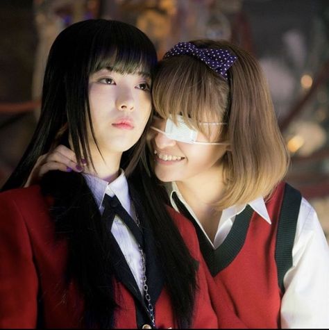 Midari X Yumeko, Kakegurui Live Action, Kakegurui Cosplay, Action Icon, Deal With The Devil, Yumeko Jabami, Child Actresses, Types Of Girls, 2000s Fashion Outfits