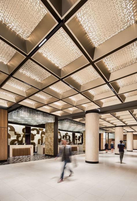 Latest False Ceiling Designs, Hotel Ceiling, Ceiling Design Ideas, Interior Ceiling Design, Porte Cochere, Rustic Ceiling, Mall Design, Ceiling Detail, Ceiling Treatments