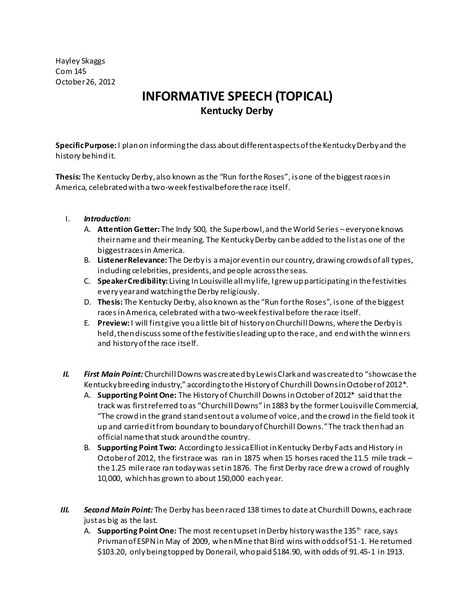 Informative Speech Outline, Informative Speech, Memorial Service Program, Speech Outline, Bill Of Sale Template, Essay Writing Skills, School Related, Program Template, Label Templates