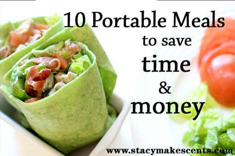 10 Portable Meals On-the-Go to Save Time and Money Portable Meals, Team Meal, Field Meals, Chicken Bacon Ranch Wrap, Team Dinner, Road Trip Food, Vacation Meals, Portable Food, Food To Go