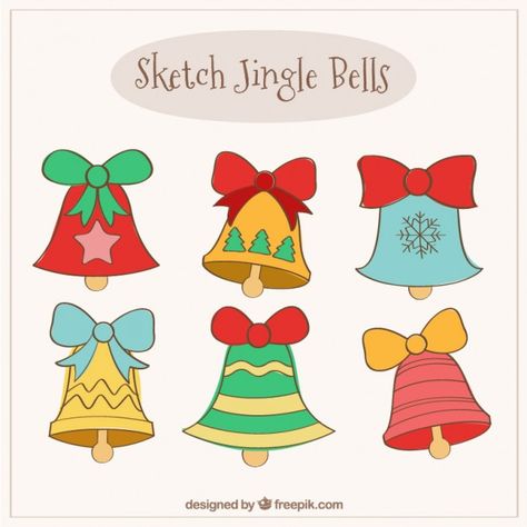 Christmas Jingle Bells Drawing, Jingle Bells Drawing, Bells Drawing, Elf Cartoon, Christmas Jingle Bells, How To Draw Santa, Abc Cards, Cartoon Reindeer, Merry Christmas Background