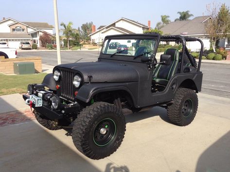 restored and customized 1974 Jeep CJ5 offroad Jeep Cj5 Restorations, Jeep Cj7 For Sale, Jeep Ika, Cj5 Jeep, Cage Trailer, Two Door Jeep Wrangler, Mobil Off Road, Jeep Winch, American Pickup Trucks