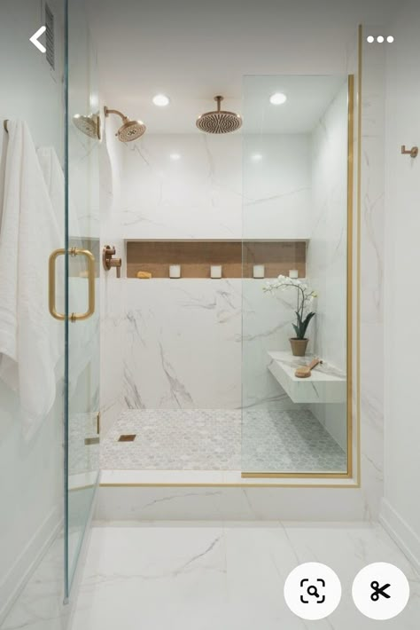 Metro Design, Luxury Master Bathrooms, Scandinavian Bathroom, Master Shower, Bathroom Remodel Designs, Bathroom Remodel Shower, Master Bath Remodel, Bathroom Inspiration Decor, Lincoln Park