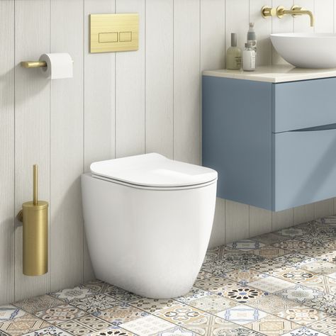 Luxury Toilet Design, Floating Toilet, Tounge And Groove, Luxury Toilet, Toilet Paper Stand, Small Toilet Room, Concealed Cistern, Small Toilet, Back To Wall Toilets