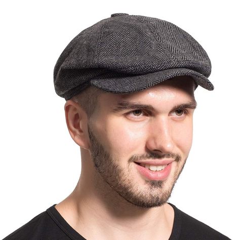 PRICES MAY VARY. Polyester,Cotton Elastic closure Material: This newboys cap is made of 65% cotton & 35% polyester, breathable and comfortable, this flat ivy gatsby newsboy hat is very easy to fix for never fall on the ground easily Size: Our flat cap fits most heads and all kinds of haircut. Circumference: 22.84"-23.3". Brim length: 2.36". Crown depth: 4.36" Good Match: This gatsby hat's vintage and classic style is mainly designed for adult and boys, very fashion and stylish. Suit for all seas Paperboy Cap, Vintage Beret, Mens Newsboy Hat, Kinds Of Haircut, Gatsby Hat, Hunting Caps, Cabbie Hat, Flat Hats, Newsboy Hat