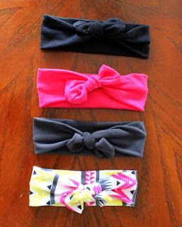 Married to Davis: DIY No-Sew Knot Headband Sew Headbands, Sewing Headbands, Diy Headbands, Headband Diy, Diy Baby Headbands, Sewing Fleece, Diy Baby Clothes, Diy Bebe