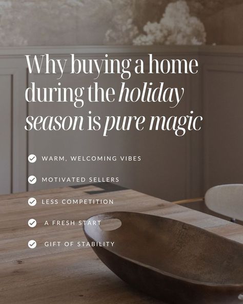 Why Buying a Home During the Holiday Season is Pure Magic! ✨🏡❤️ There is something truly special about finding your dream home during the holidays. Here is why this season of joy makes home buying a heartfelt experience: 1️⃣ Warm, Welcoming Vibes – Picture cozy nights by the fireplace, twinkling lights, and festive gatherings. A new home can be the backdrop for cherished holiday memories! 🎄✨ 2️⃣ Motivated Sellers – Many sellers want to close before the new year, creating an opportunity for me... Before The New Year, Buying A Home, Twinkling Lights, Diy Life Hacks, Holiday Memories, Diy Life, Home Ownership, Twinkle Lights, Good Time