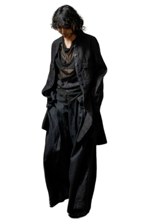 Black Oversized Outfit, Outfits Black Trousers, Unisex Outfits Gender Neutral, Outfit Ideas Baggy Pants, Baggy T Shirt Outfit, Gender Neutral Outfits Aesthetic, Gender Neutral Aesthetic, Outfit Full Black, Full Black Suit