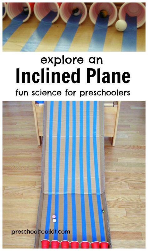 Plane Crafts For Kids, Science For Preschoolers, Simple Machines Unit, Simple Machines Activities, Simple Machine Projects, Airplane Craft, Plane Crafts, Inclined Plane, Summer Preschool Activities