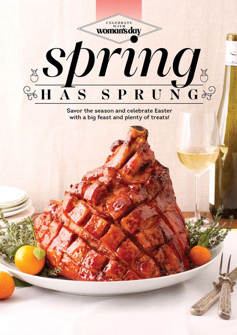 Easter Feast, Ham Glaze Recipe, Ham Glaze, Easter Dinner, Woman’s Day, Pull Off, Apple News, Pork Recipes, Easter Spring