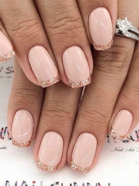 15 Chic Nail Ideas to Upgrade a Classic French Manicure Boring Nails, Fingernails Painted, Chic Nail Designs, French Manicure Designs, French Manicure Nails, Nails 2020, Manicures Designs, 2020 Trends, Bridal Nails