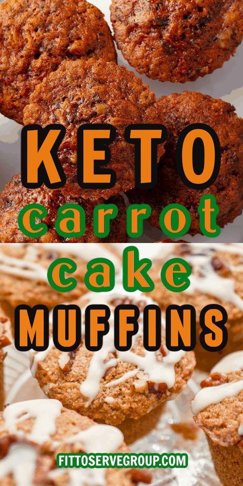 Low Carb Carrot Cake, Low Sugar Dinners, Sugar Free Carrot Cake, Healthy Low Carb Snacks, Low Fat Low Carb, Carrot Cake Muffins, Low Carb Low Fat Recipes, Sugar Free Treats, Carrot Muffins