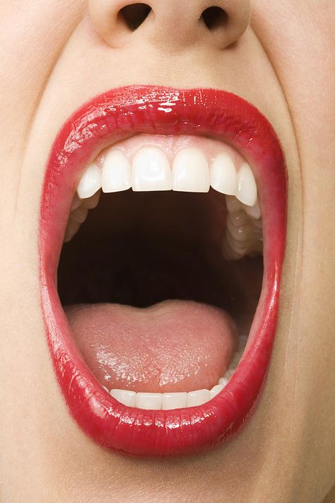 Red Lipstick, Getty Images, Close Up, Stock Photos, Red, White