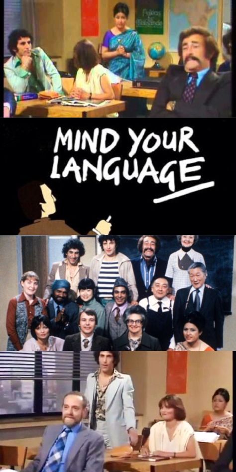 Mind Your Language 😂 Mind Your Language Tv Series, 1980 Nostalgia, Mind Your Language, Series Journal, Artists Way, Tv Shows To Watch, Cast Photos, Cartoon Wallpaper Iphone, Shows To Watch