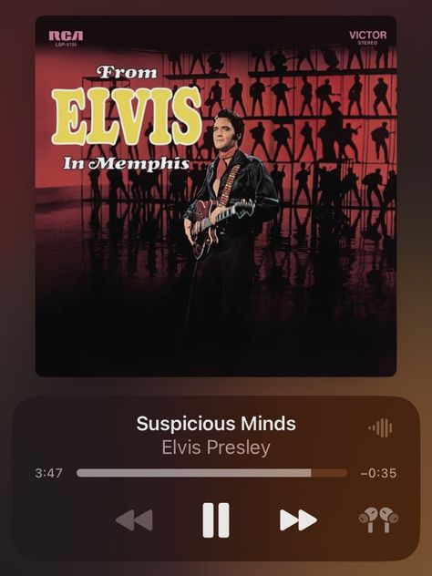 Elvis Presley Suspicious Minds Elvis, Elvis Presley Suspicious Minds, Elvis Presley Songs, Suspicious Minds, Story Instagram, Aaliyah, How I Feel, Elvis Presley, Mindfulness