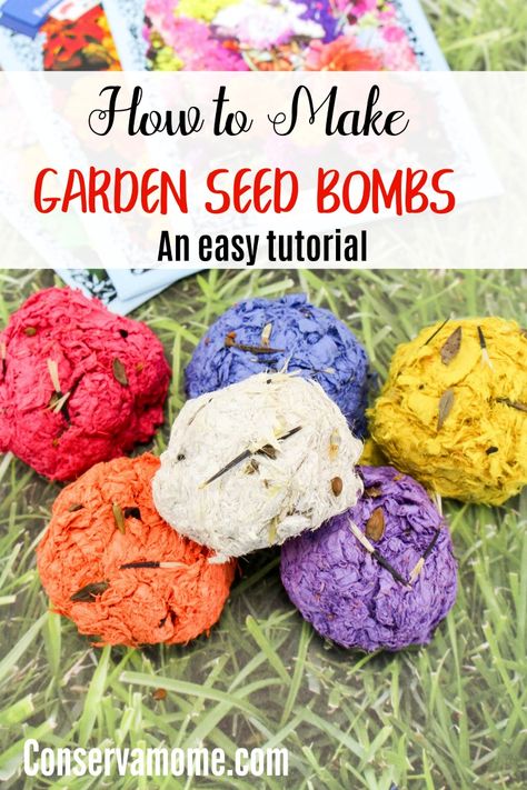 Have you ever wanted to know how to make garden seed bombs? Here's your chance! This fun and easy tutorial will be the perfect project for you and your kids this spring. School Garden Club, Garden Crafts For Kids, Seed Balls, School Garden, Garden Club, Diy Garden Projects, Fun Craft, Community Gardening, Gardening For Kids