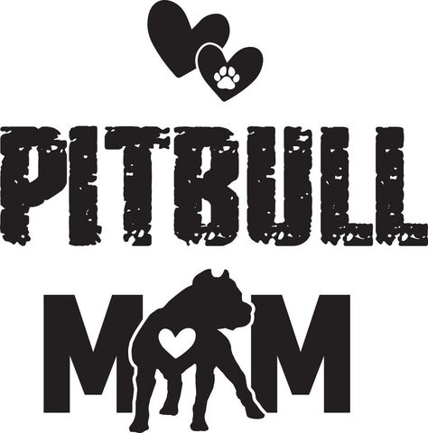 Pitbull Mom 5 Dog File Brindle Pitbull, Pitbull Silhouette, Cricut Quotes, Pitbull Art, Sublimation Shirt, Pitbull Mom, Dog Decals, Sticker Ideas, Sublime Shirt