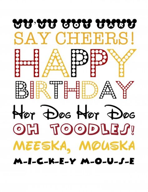 Free Mickey Subway Art Mickey Printable, Free Mickey Mouse Printables, Mickey Mouse Printables, Mickey Mouse Bday, Mickey Mouse Clubhouse Party, Mickey Birthday Party, Minnie Birthday Party, Mickey Mouse Theme, Mickey Mouse Clubhouse Birthday