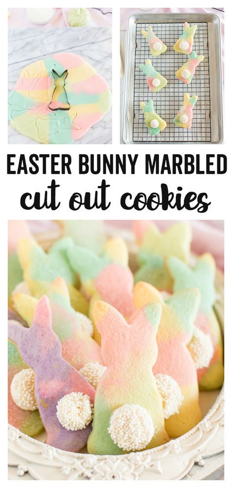 Festive Cookie Recipes, Cut Out Cookie, Cut Out Cookie Recipe, Perfect Sugar Cookies, Easter Bunny Cookies, Easter Snacks, Easter Sweets, Easter Desserts Recipes, Festive Cookies