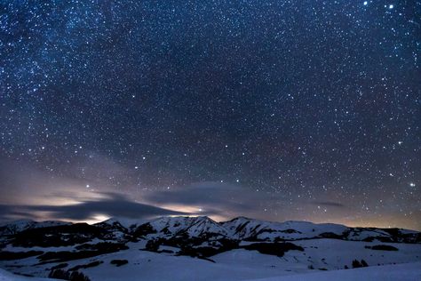 night sky with stars above snow landscape, landscape photo of mountain covered by snow during nighttime #Star #Mountains #snow #mountain night sky #night star - Space #nature #astronomy #winter #sky milky Way #landscape #blue #galaxy #constellation #space #dark #scenics no People #outdoors #nebula cold - Temperature beauty in nature #5K #wallpaper #hdwallpaper #desktop Galaxia Wallpaper, Wallpaper Horizontal, Mountain Wall Mural, Beautiful Tumblr, Night Sky Wallpaper, Mountain Wallpaper, Winter Sky, Mountain Photos, Sky Full Of Stars