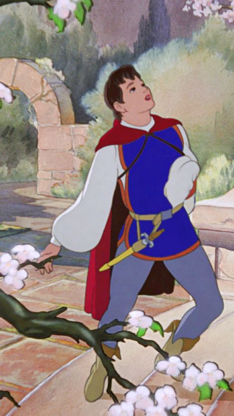 *PRINCE FLORIAN ~ Snow White and the Seven Dwarf's, 1937 Snow White 1937, Snow White Prince, Snow White Seven Dwarfs, Sette Nani, Snow White Disney, Beautiful Fairy, Snow White And The Seven Dwarfs, The Seven Dwarfs, Disney Classics