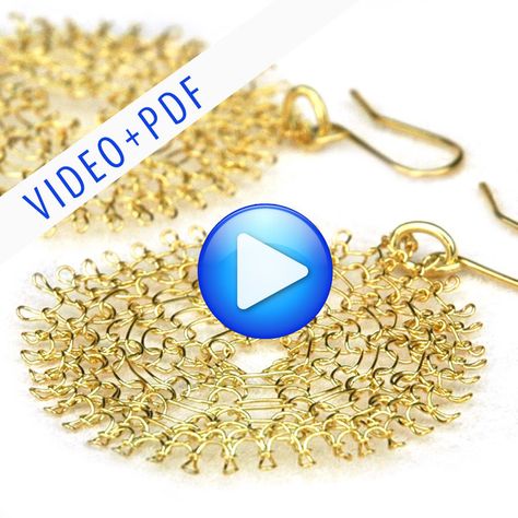 Crochet Beginners, Jewelry Making Instructions, Spool Knitting, Make Your Own Bracelet, Wire Crochet Jewelry, Diy Jewelry Kit, Jewelry Crochet, Loom Jewelry, Sunflower Pendant