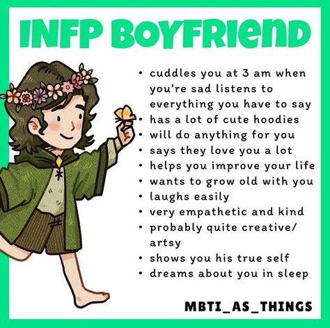 Mbti Types As Boyfriends, Mbti As Boyfriends, Mbti Boyfriend, Mbti As Things, Infp Boyfriend, Mbti Dating, Mbti Love, Infp Male, Infp Mbti