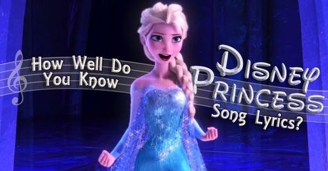 ​How Well Do You Know Disney Princess Song Lyrics? If you’re anything like us, you sing along with your favorite Disney princess songs on a daily basis — you know exactly which song applies to any given moment, whether a friend needs cheering up, or you need to find motivation to follow your own dreams.   But how well do you really know the lyrics? Test your princess expertise with this quiz! Disney Princess Songs, Disney Character Quiz, Guess The Lyrics, Disney Trivia Questions, The One Lyrics, Princess Songs, Disney Lyrics, Disney Trivia, Favorite Disney Princess