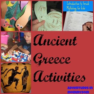 Thanks to many other bloggers I've put together a wonderful collection of Ancient Greece activities to share with everyone. Ancient Greece Crafts, Ancient History Homeschool, Ancient Greece Lessons, Greece Activities, Ancient Greece For Kids, Ancient Greece Activities, Ancient Greece History, Ancient Greece Art, Greece Ancient