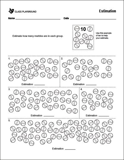 Estimation Worksheet, Estimation Activities, Maths Worksheet, Early Years Maths, Free Printable Math Worksheets, Counting To 100, 2nd Grade Worksheets, Teacher Planning, Printable Math Worksheets