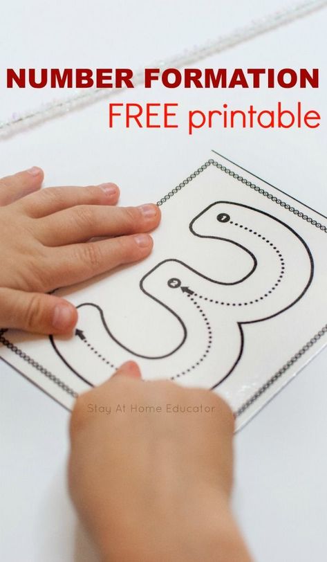 Number Trace Printables Free, Numbers Tracing Printables Free, Number Printables Free Preschool, Number 5 Activities For Preschool, Ice Preschool, Preschool Number Activities, Number Tracing Cards, Preschool Number Tracing, Writing Center Preschool