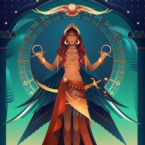 Ishtar Goddess Art, Inanna Goddess Art, Yliade Art, Inanna Goddess, Mesopotamian Art, Ishtar Goddess, Greek Goddess Art, World Mythology, Greek Mythology Gods