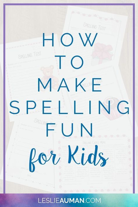 How To Make Spelling Words Fun, Teach Spelling, Spelling Help, Spelling Strategies, Spelling Homework, Educational Therapy, Homework Ideas, Spelling For Kids, Teaching Language