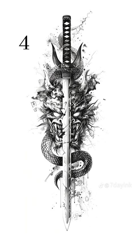 Back Tattoos For Guys Swords, Samurai Symbol Tattoo, Senbonzakura Kageyoshi Tattoo, Full Sleeve Tattoos For Guys Unique, Back Tattoos For Guys Dragon, Samari Tattoos For Men, Dragon Tattoo Back Man, Kenpachi Zaraki Tattoo, Snake Tattoos Men