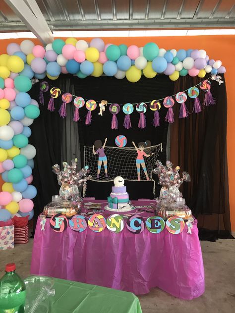 Volleyball Theme Birthday Party, Volleyball Bday Party Ideas, Volleyball Birthday Party Decorations, Volleyball Themed Party, Volleyball Birthday Party Ideas, Volleyball Party Ideas, Volleyball Party Decorations, Volleyball Decorations, Volleyball Birthday Party