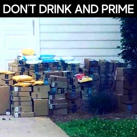 Amazon Memes - from our love of Amazon Prime to an shopping addiction, these are the funny memes about Amazon shoppers will love to share! Amazon Prime Memes Funny, Amazon Memes Humor, Amazon Humor, Amazon Meme, Transformers Names, Prime Drink, Husband Meme, Shopping Meme, Amazon Cart