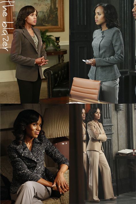 la chapstick fanatique: style inspiration: olivia pope Olivia Pope Wardrobe, Olivia Pope Outfits, Office Lookbook, Scandal Olivia Pope, Scandal Fashion, Olivia Pope Style, Olivia Pope, Kerry Washington, Blazer Style