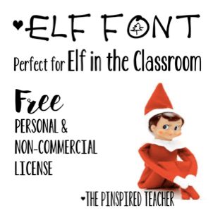 Elf Handwriting, Elf On The Shelf Writing, Elf In The Classroom, Elf Font, Elf Classroom, Classroom Shelves, Handwriting Ideas, Letters Christmas, Teaching Holidays