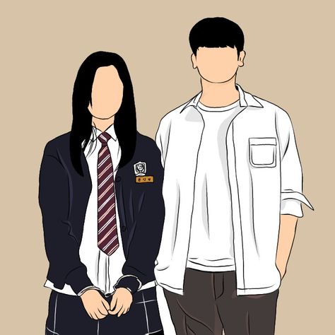 Happiness Kdrama Drawing, Kdrama Illustration Art, Kdrama Doodle, Kdrama Painting, Kdrama Drawing, Kdrama Illustration, Kdrama Fan Art Wallpaper, Love Cartoon Couple, Vector Art Design