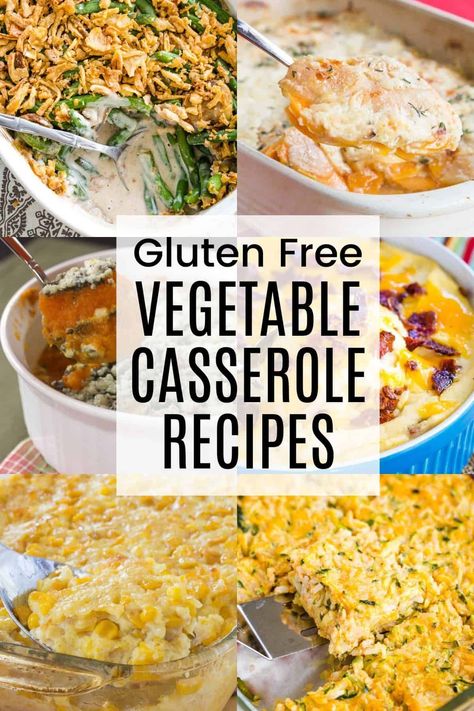 Gluten Free Vegetarian Casserole, Gluten Free Side Dish Recipes, Gluten Free Veggies, Gluten Free Side Dish, Gluten Free Side, Vegetable Casseroles, Recipes Cupcakes, Gluten Free Recipes Side Dishes, Gluten Free Vegetables